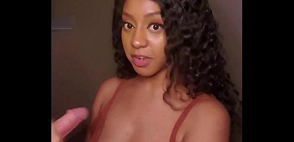  Cute Busty Ebony Teen IslaCox Creampied by Huge White Cock While She Cuckolds You